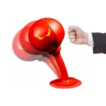 Stress Reliever Punching Bag Toy Boxing Bag With Suction Cup Tabletop Punching Bag with Inflator Fun Punch Rage Bag Table - Image 5