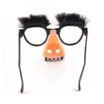 Big Nose Glasses with Eyebrows Mustache Silly Funny Photo Props Halloween Party Eyeglasses Novelty Prank for Birthday Parties - Image 3