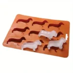 Dachshund Dog Shaped Silicone Ice Cube Molds and Tray 1 Piece - Image 3