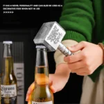 Creativity Wine Opener Refrigerator Magnet Thunderhammer Beer Bottle Opener Simulated Axe Creative Personalized Bottle Opener ﻿ - Image 2