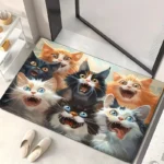 Cat Doormat - Wipe Your Filth On A Cat's Face - Image 2