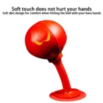 Stress Reliever Punching Bag Toy Boxing Bag With Suction Cup Tabletop Punching Bag with Inflator Fun Punch Rage Bag Table - Image 4