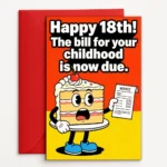 18th Birthday Greeting Card - Truth Hurts