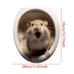 Dog In The Bog Sticker - Traumatise Your Children At Toilet Time. Endless Fun - Image 6