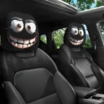 2pcs Face Printed Car Headrest Covers - No Matter How Old You Are, You're Still Twelve Because You Find These Funny