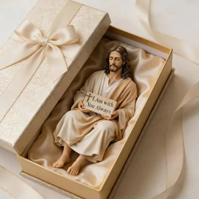 kf-Seda4353745b340bc999654a71ddb12eel It's Jesus In A Box - Perfect First Date/Childs Birthday/Old Persons Introductory To The Afterlife Gift - Image 1